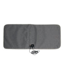 USB-Powered Heated Seat Cushion in Grey Oxford Fabric – Portable Warmth for Office, Car, and Outdoor Camping Chairs, Ideal for Cold Weather Comfort in Autumn and Winter (43×90cm)