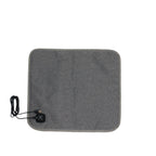 USB-Powered Heated Seat Cushion in Grey Oxford Fabric – Portable Warmth for Office, Car, and Outdoor Camping Chairs, Ideal for Cold Weather Comfort in Autumn and Winter (43×90cm)