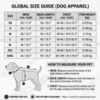 Reversible Winter Dog Coat with Plaid and Quilted Sides, Warm Cotton-Filled Vest for Outdoor Walks, Adjustable Velcro Straps for a Secure Fit (3XL, Beige)