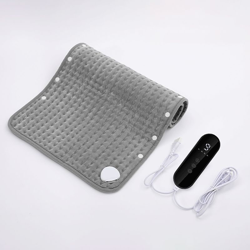 Electric Heating Pad with Digital Thermostat, Soft Flannel Heat Wrap for Shoulder Neck Back Abdomen Legs, Adjustable Temperature and Timer for Home Relaxation and Muscle Comfort (43*84cm)