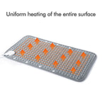 Electric Heating Pad with Digital Thermostat, Soft Flannel Heat Wrap for Shoulder Neck Back Abdomen Legs, Adjustable Temperature and Timer for Home Relaxation and Muscle Comfort (43*84cm)