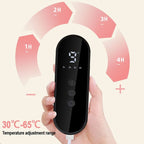Electric Heating Pad with Digital Thermostat, Soft Flannel Heat Wrap for Shoulder Neck Back Abdomen Legs, Adjustable Temperature and Timer for Home Relaxation and Muscle Comfort (40*76cm)