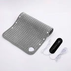 Electric Heating Pad with Digital Thermostat, Soft Flannel Heat Wrap for Shoulder Neck Back Abdomen Legs, Adjustable Temperature and Timer for Home Relaxation and Muscle Comfort (50*100cm)