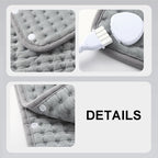 Electric Heating Pad with Digital Thermostat, Soft Flannel Heat Wrap for Shoulder Neck Back Abdomen Legs, Adjustable Temperature and Timer for Home Relaxation and Muscle Comfort (50*100cm)