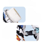 Waterproof Winter Snow Gloves for Kids with Touchscreen, Cartoon Print Design, Warm Fleece Lining, Adjustable Wrist Strap, Ideal for Skiing, Snowman Building, and Outdoor Play (L, White(Panda))