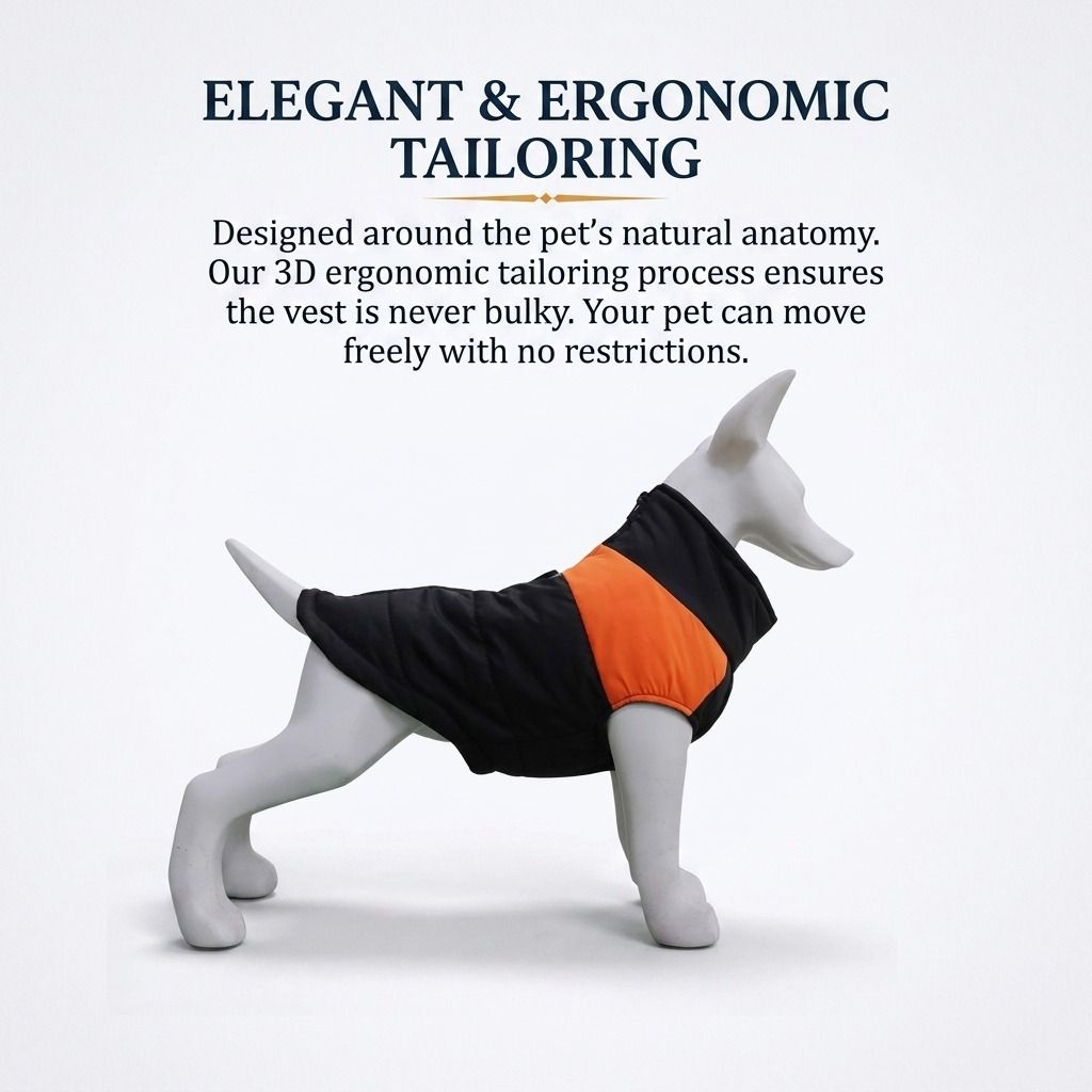 Winter Dog Ski Jacket with Waterproof and Windproof Polyester Shell, Thick PP Cotton Padding for Warmth, 3D Ergonomic Fit with D-Ring Leash Attachment, Ideal for Outdoor Walks and Snow Adventures (M, Green)
