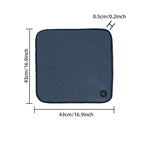 USB-Powered Heated Seat Cushion for Office, Home, Car, and Outdoor Use – Portable, Foldable, 3-Temperature Heating Pad with Anti-Slip Backing, Ideal for Winter Warmth (43×43cm)