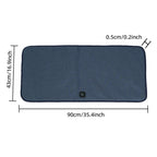 USB-Powered Heated Seat Cushion for Office, Home, Car, and Outdoor Use – Portable, Foldable, 3-Temperature Heating Pad with Anti-Slip Backing, Ideal for Winter Warmth (43×90cm)