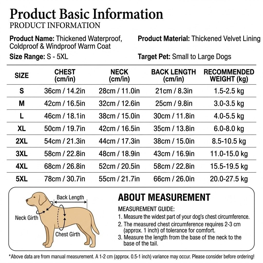 Winter Pet Dog Padded Vest with Waterproof Shell, Warm Fleece Lining, and Leash Attachment Ring for Outdoor Cold Weather Walks (S, Blue)