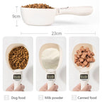 Precision Electronic Weighing Spoon for Pet Food and Kitchen Ingredients, Digital Scale Spoon with LCD Display, Accurate Measurement for Flour, Milk Powder, and Seasonings