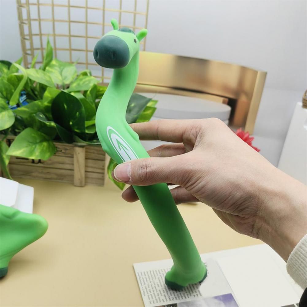 Green Horse Stress Relief Toy: Squeeze, Stretch, and Squish Your Worries Away – Cute Desktop Decor for Anxiety Relief, Fun Parent-Child Interaction, and Office Desk Fidget Play (1PCS)