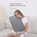 Multifunctional Electric Heating Pad with Adjustable Temperature Control, Soft Flannel Fabric for Shoulder, Neck, Back, and Leg Relief, Ideal for Home and Office Use (L)