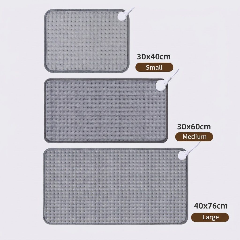 Multifunctional Electric Heating Pad with Adjustable Temperature Control, Soft Flannel Fabric for Shoulder, Neck, Back, and Leg Relief, Ideal for Home and Office Use (M)