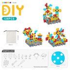 DIY Creative Screw Puzzle Building Block Table Set for Kids Ages 3+ – Educational STEM Toy with Colorful Plastic Pieces, Tools, and Bonus Drawing Board for Home Play and Skill Development (752PCS, Engineering)