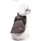 Premium Winter Dog Coat with Built-in Harness, Water-Resistant Puffer Vest for Small & Medium Breeds, Reflective Safety Straps, and Fleece Lining for Warmth and Outdoor Adventures (M, Beige)