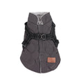 Premium Winter Dog Coat with Built-in Harness, Water-Resistant Puffer Vest for Small & Medium Breeds, Reflective Safety Straps, and Fleece Lining for Warmth and Outdoor Adventures (M, Brown)
