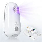 2-in-1 Motion Sensor Toilet UV Sterilizer Light with RGB Night Light – Automatic Disinfection, Waterproof Rechargeable Design for Bathroom Hygiene (3PCS)