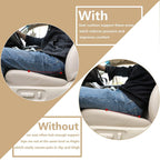 Premium Memory Foam Car Seat Cushion with Lumbar Support – Ergonomic Design for Enhanced Driving Comfort, Breathable Mesh Cover, Washable and Durable (Black)