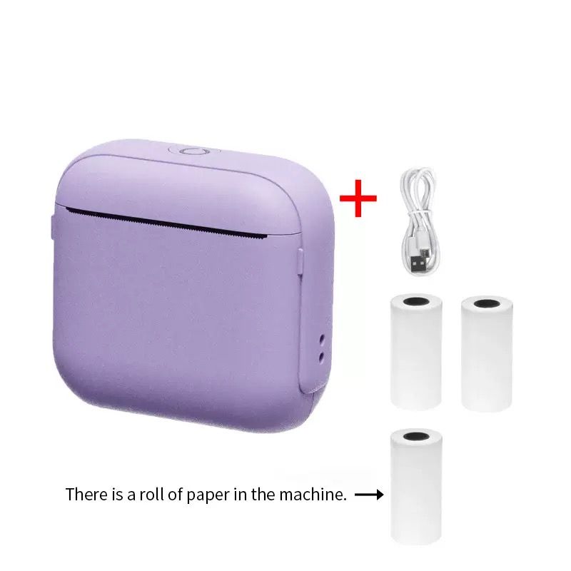 Mini Bluetooth Thermal Printer for Study, Journaling, and Labeling – Inkless Wireless Printing with App Control, Perfect for Students, DIY Lovers, and Home Organization Gifts (Green)