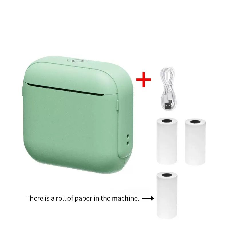 Mini Bluetooth Thermal Printer for Study, Journaling, and Labeling – Inkless Wireless Printing with App Control, Perfect for Students, DIY Lovers, and Home Organization Gifts (Purple)