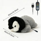 Keep cozy and warm with this adorable penguin-shaped heated plush toy, perfect for relaxing at home, reading, or as a thoughtful gift for any occasion.
