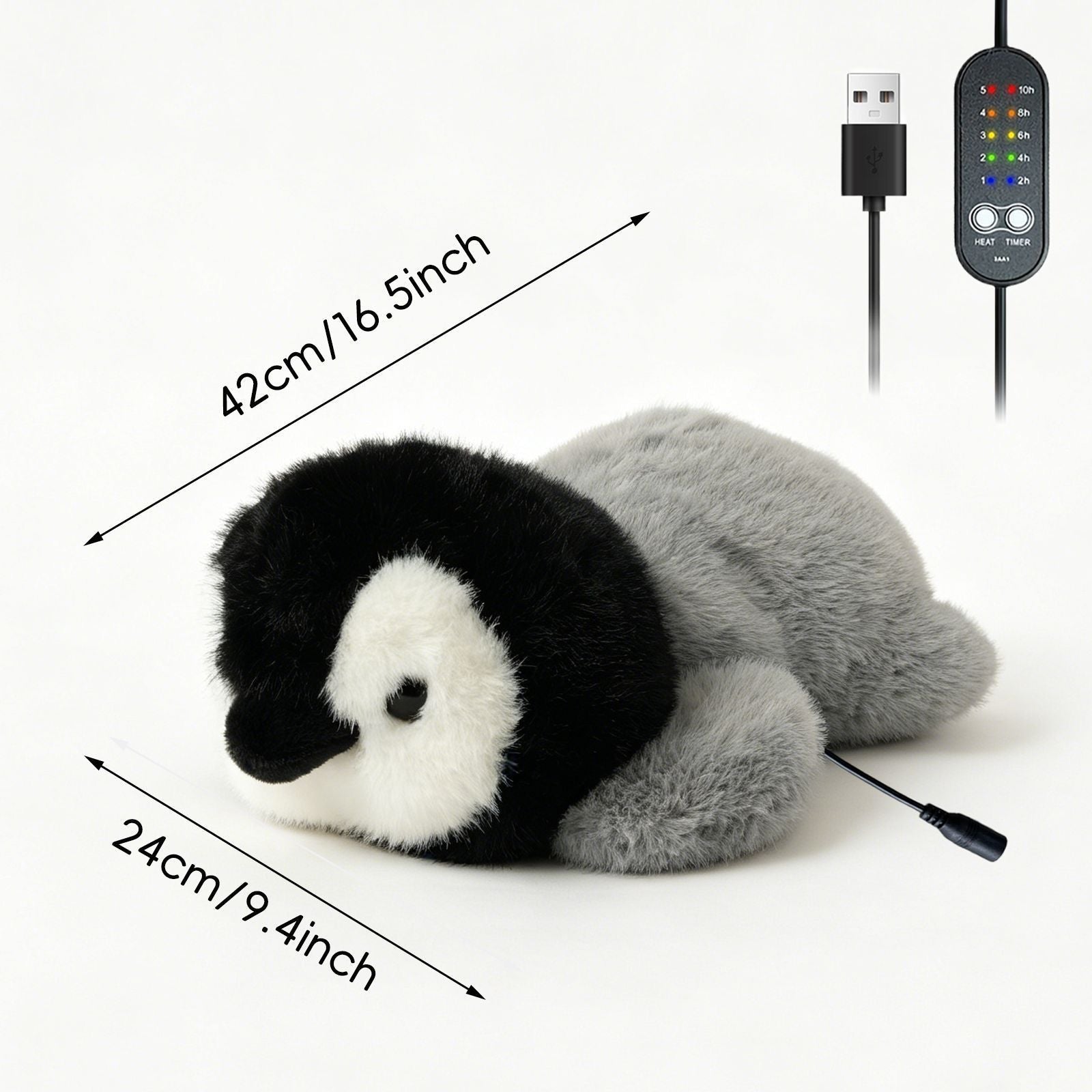 Keep cozy and warm with this adorable penguin-shaped heated plush toy, perfect for relaxing at home, reading, or as a thoughtful gift for any occasion.
