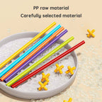 DIY Flexible Straw Building Blocks for Kids Ages 3-6, Creative Educational Construction Toy Set with Bendable Straws and Connectors, 112/242/723 Pieces for 3D Geometry and Imaginative Play (723PCS)
