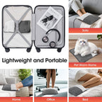 USB Heated Foot Warmer Pad – Ultra-Soft Crystal Velvet, Fast Heating & Constant 50°C, Portable for Home Office Car, Use with Power Bank Computer USB Ports, Multi-Purpose Warmth for Feet Knees Shoulders (Grey)