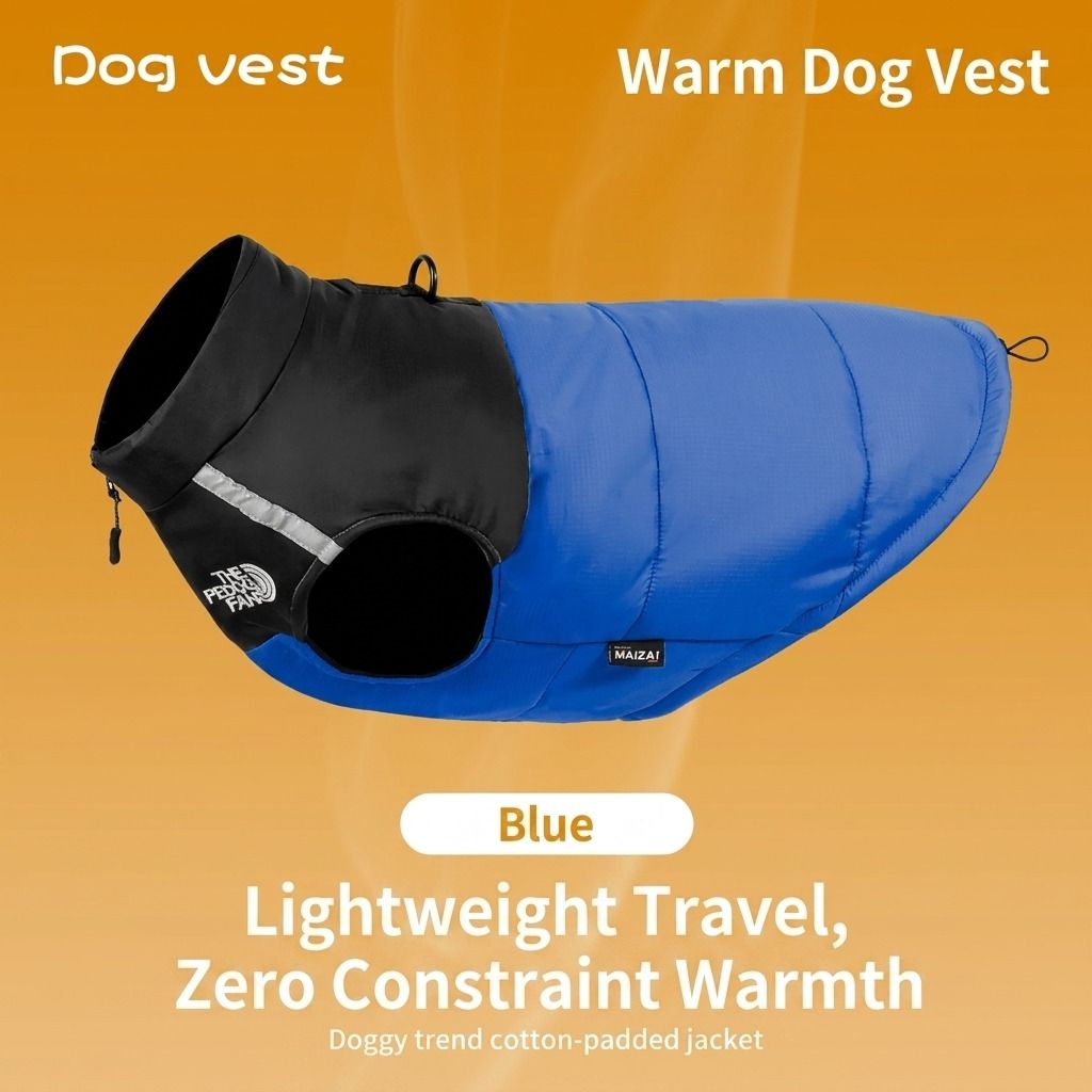 Keep Your Pup Cozy and Visible This Winter – Waterproof, Insulated Dog Coat with Reflective Strips, Front Zipper, D-Ring Leash Attachment, and Adjustable Fit for Daily Walks and Outdoor Adventures (L, Pink)