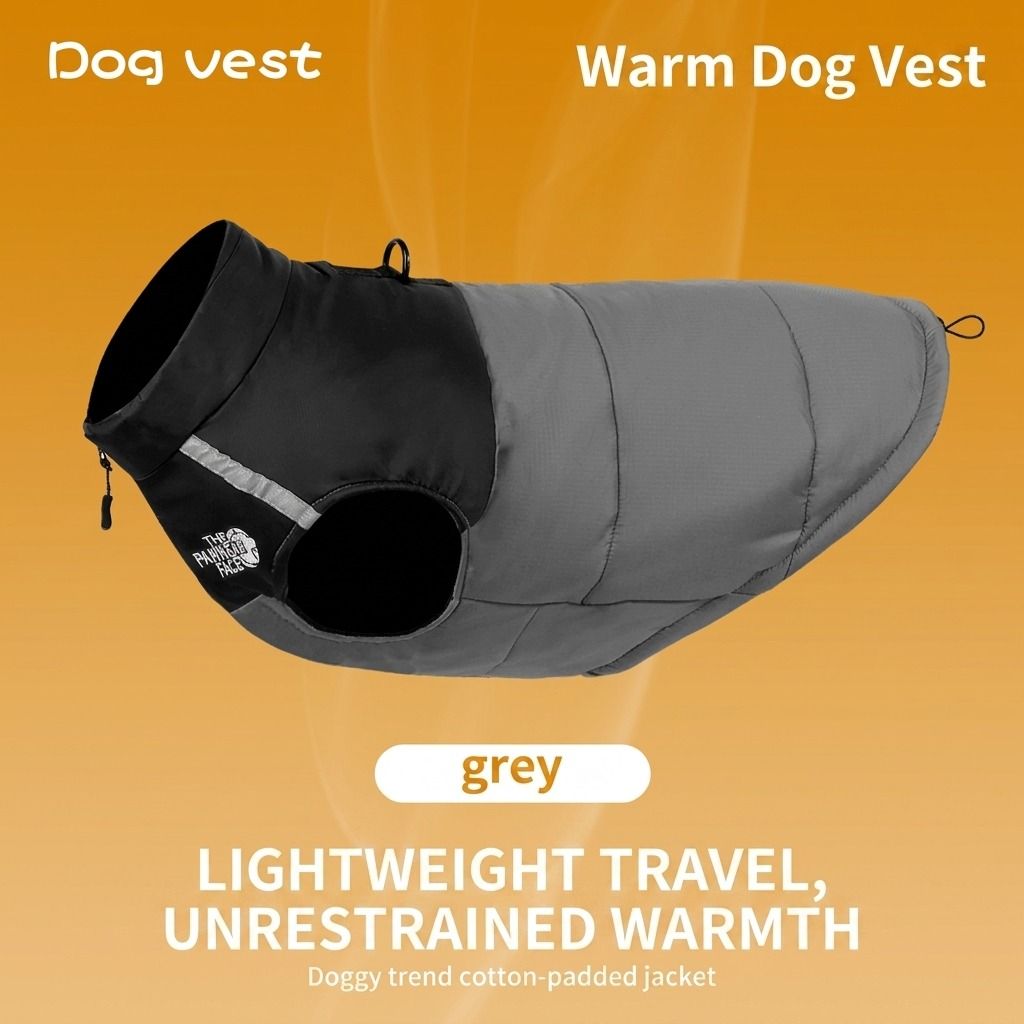 Keep Your Pup Cozy and Visible This Winter – Waterproof, Insulated Dog Coat with Reflective Strips, Front Zipper, D-Ring Leash Attachment, and Adjustable Fit for Daily Walks and Outdoor Adventures (L, Pink)