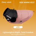 Keep Your Pup Cozy and Visible This Winter – Waterproof, Insulated Dog Coat with Reflective Strips, Front Zipper, D-Ring Leash Attachment, and Adjustable Fit for Daily Walks and Outdoor Adventures (XL, Pink)
