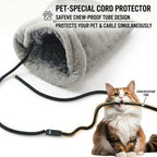 Heated Pet Bed with USB Power, Foldable Cat Dog Sleeping Bag with Soft Fleece, Adjustable Temperature Control and Timer, Ideal for Travel and Home Use (Grey)