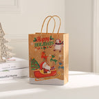 Christmas Gift Bags 30-Piece Set Festive Designs Holiday Gifting Christmas - Red - Size 21-11-27