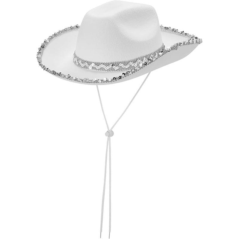 Bachelorette Party Hats Bachelor Party Hats Cowboy Hats White Pink Black Hats - Pink - Size m