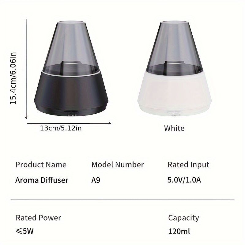 flame aroma diffuser, realistic flame diffuser, aromatherapy diffuser, essential oil diffuser, 7 color lights diffuser, ultra quiet diffuser, auto off diffuser, flame effect humidifier, Australian aromatherapy, relaxation diffuser - White - Size Contains