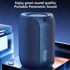 Portable Bluetooth Speaker Compact Speaker High-Quality Sound Long Battery Life - Camouflage - Size 90-93-128mm