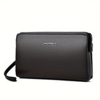 Men'S Leather Clutch Bag Men'S Accessories High-Quality Leather Stylish Clutch - Brown - Size 23-4-14
