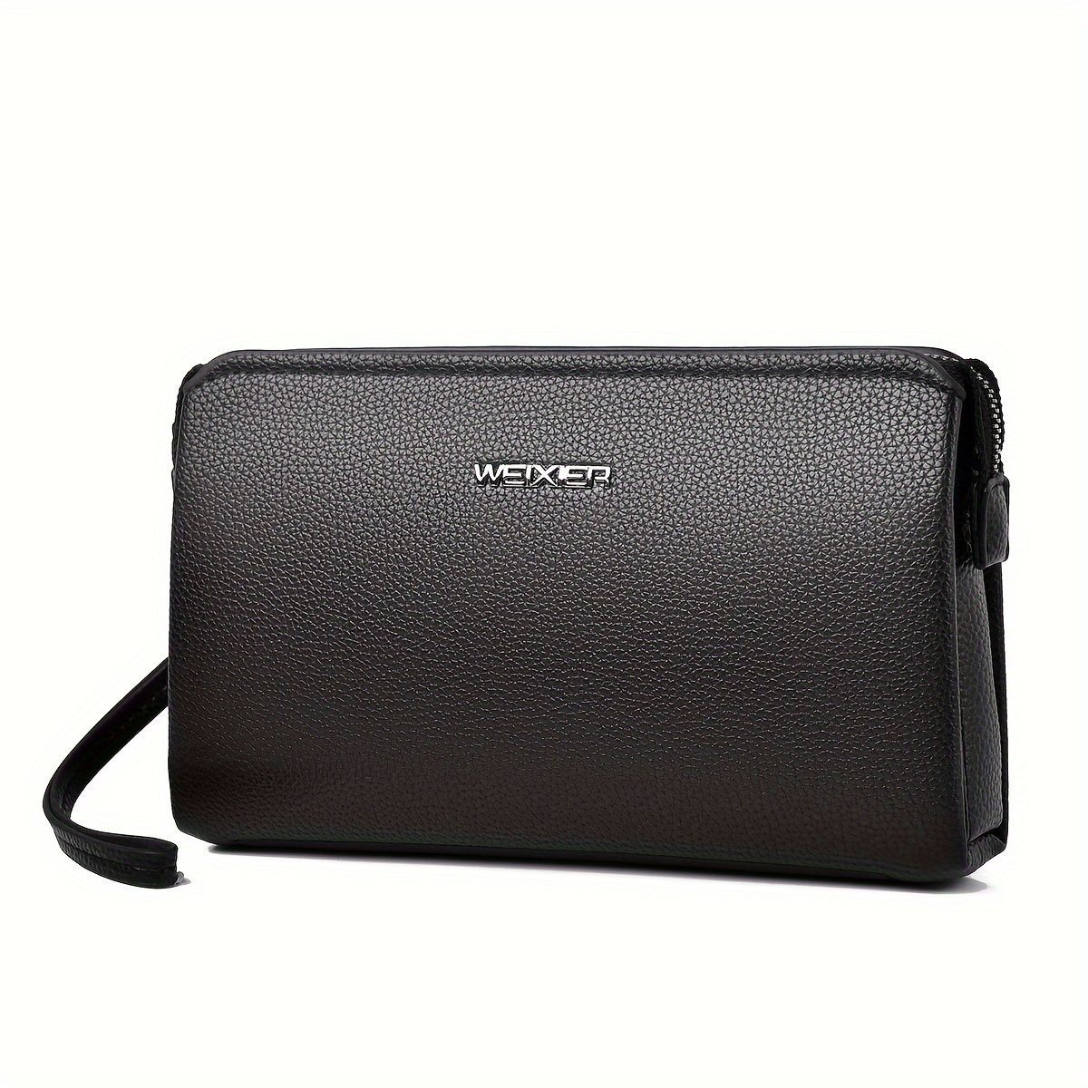 Men'S Leather Clutch Bag Men'S Accessories High-Quality Leather Stylish Clutch - Brown - Size 23-4-14