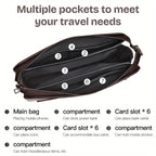 Men'S Leather Clutch Bag Men'S Accessories High-Quality Leather Stylish Clutch - Brown - Size 23-4-14