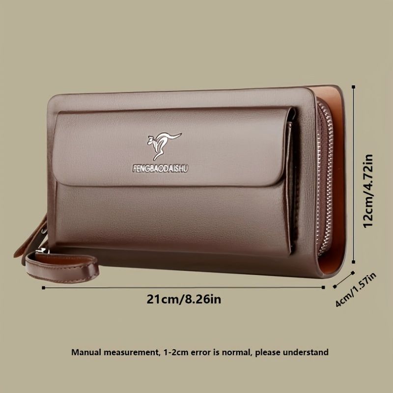 Men'S Clutch Bag Business Clutch Portable Clutch Men'S Accessories - Black - Size m