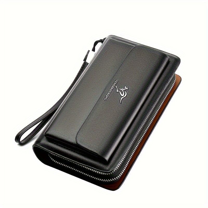Men'S Clutch Bag Business Clutch Portable Clutch Men'S Accessories - Brown - Size m