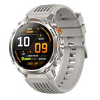 men's smart watch, HT37, GPS positioning, Bluetooth call, heart-rate monitoring, outdoor sports watch, Australian men's fashion, fitness watch - Black - Size L