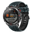 men's smart watch, HT37, GPS positioning, Bluetooth call, heart-rate monitoring, outdoor sports watch, Australian men's fashion, fitness watch - Camouflage - Size L