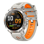 men's smart watch, HT37, GPS positioning, Bluetooth call, heart-rate monitoring, outdoor sports watch, Australian men's fashion, fitness watch - Gray - Size L