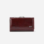 Genuine Leather Women'S Wallet Multifunctional Wallet Large Capacity Wallet - Black - Size m