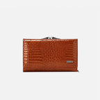 Genuine Leather Women'S Wallet Multifunctional Wallet Large Capacity Wallet - Black - Size m