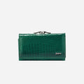 Genuine Leather Women'S Wallet Multifunctional Wallet Large Capacity Wallet - Green - Size m