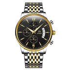 Men'S Watch Business Watch Sports Watch Multifunctional Watch Quartz Watch - Black - Size Man