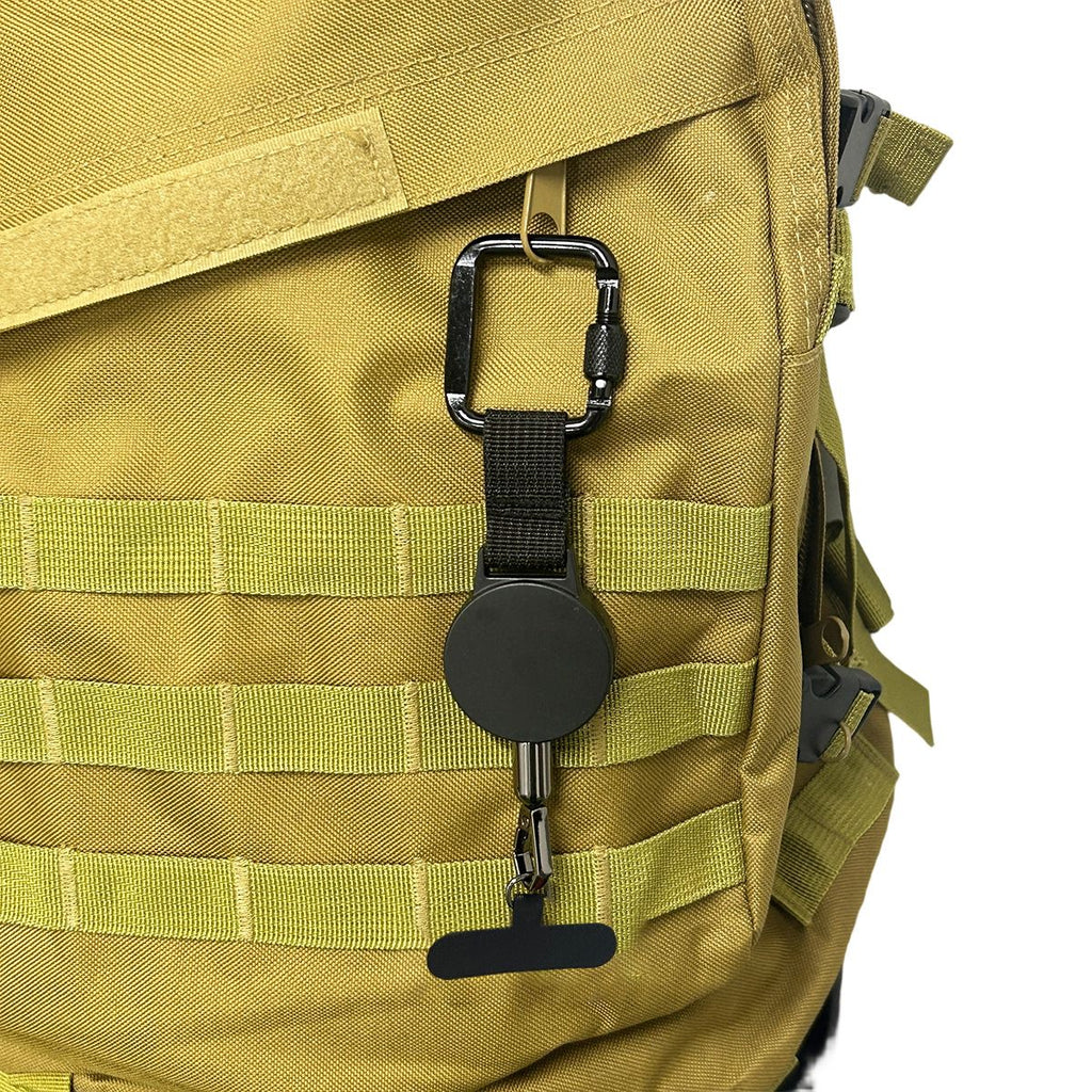 2pcs Retractable Phone Tether, Outdoor Anti-Theft Retractables Phone Lanyard,Phone Lanyard With Secure Locking Clip and 360° Anti-Tangle Design for Travel Hiking Skiing