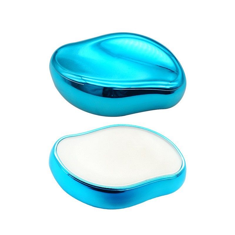 Crystal Hair Eraser for Women and Men, Reusable Crystal Hair Remover Painless Exfoliation Epilators Hair Removal for Women, Magic Hair Eraser for Back Arms Legs (Blue)